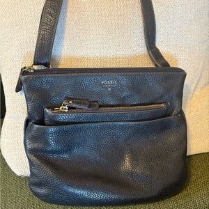 Fossil Leather Crossbody Bag